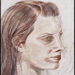 Head, Derwent pencil on archival paper 24 x 19 inches